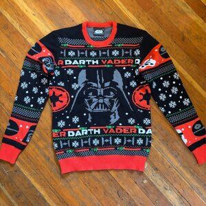 Geeknet Star Wars Darth Vader Holiday Christmas Sweater Mens Size Medium
